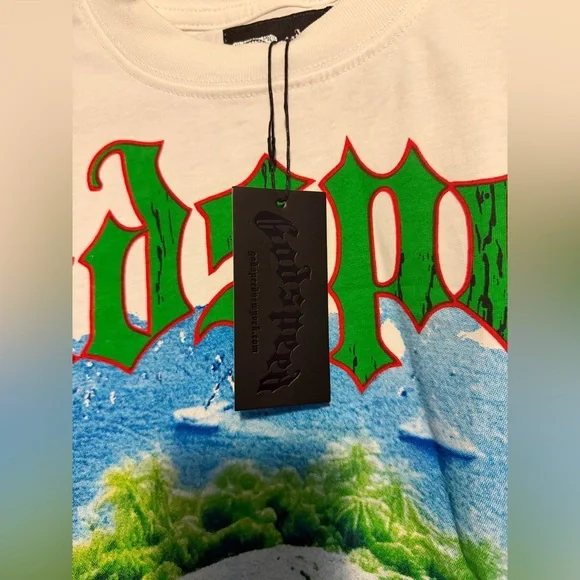 Godspeed White and Blue Graphic Men's Tee - Picture 5 of 7